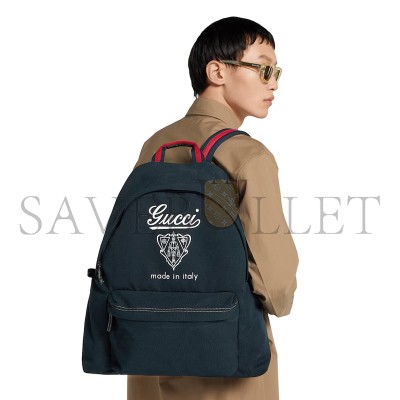 GUCCI PRINTED CANVAS MAXI BACKPACK ‎‎821643FAD794045 (42*48*18cm)