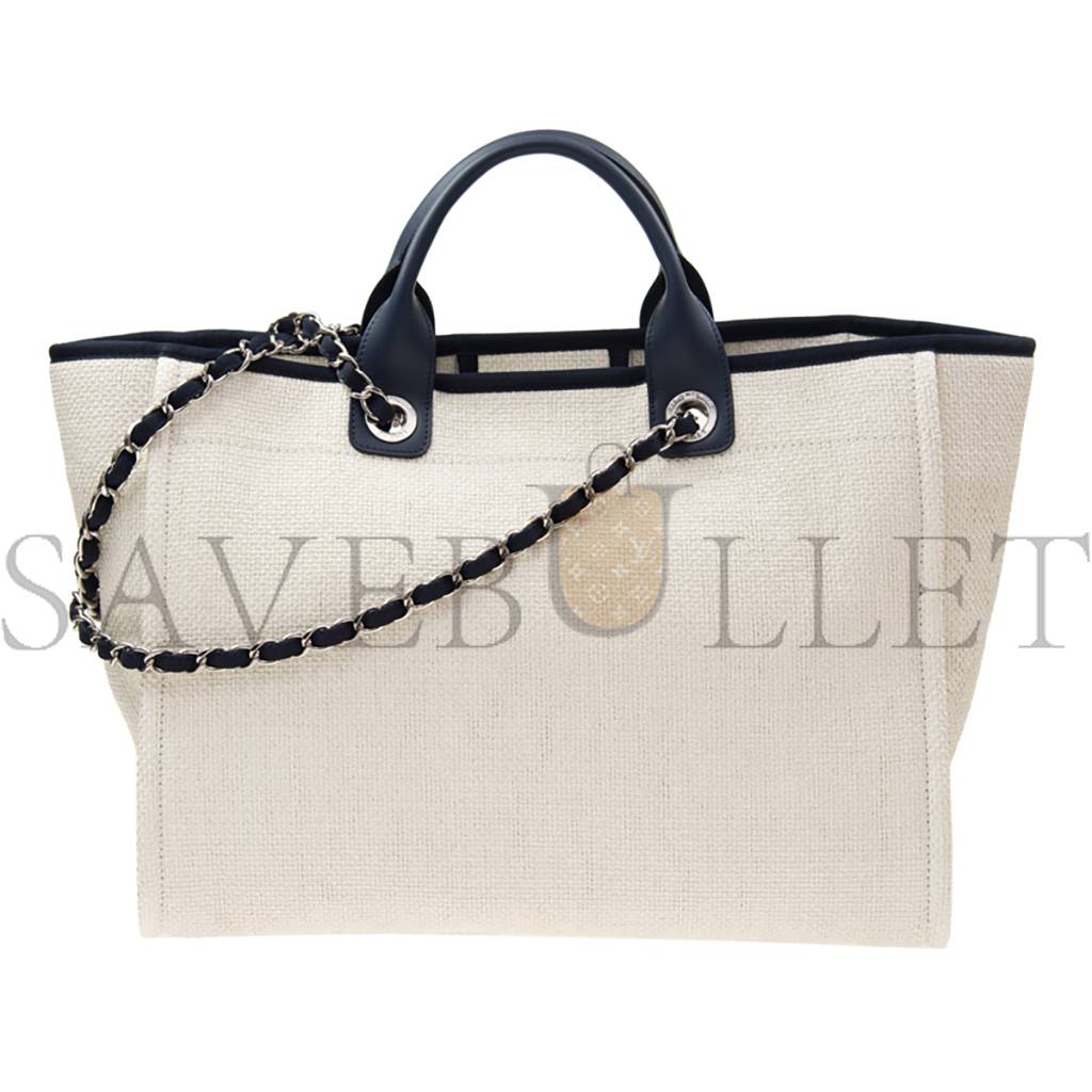 CHANEL DEAUVILLE LARGE TOTE GOLD HARDWARE   A66941 (30*50*22cm)