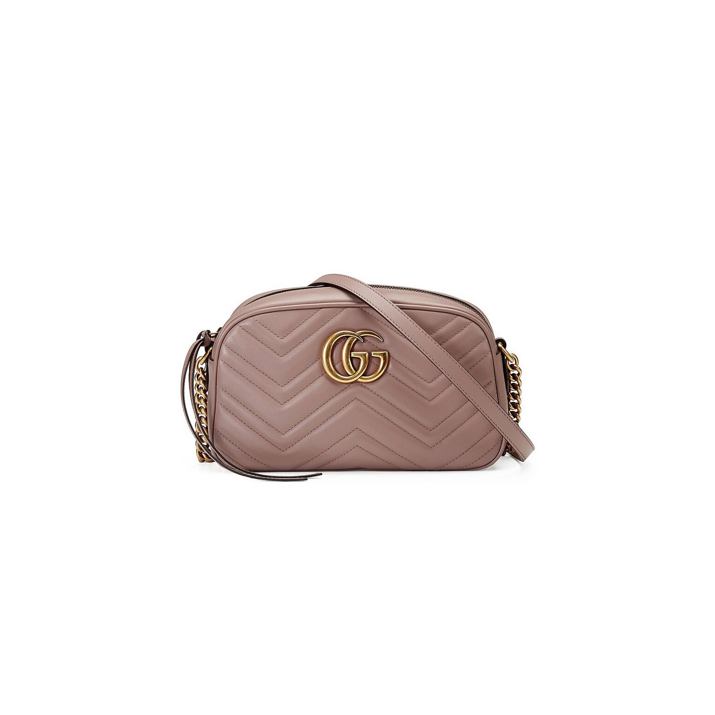 GUCCI GG MARMONT SMALL MATELASSÉ SHOULDER BAG 447632  (24*13*7cm)