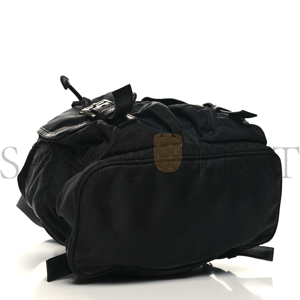 PRADA NYLON VELA MEDIUM BACKPACK BLACK (30*29*15cm)