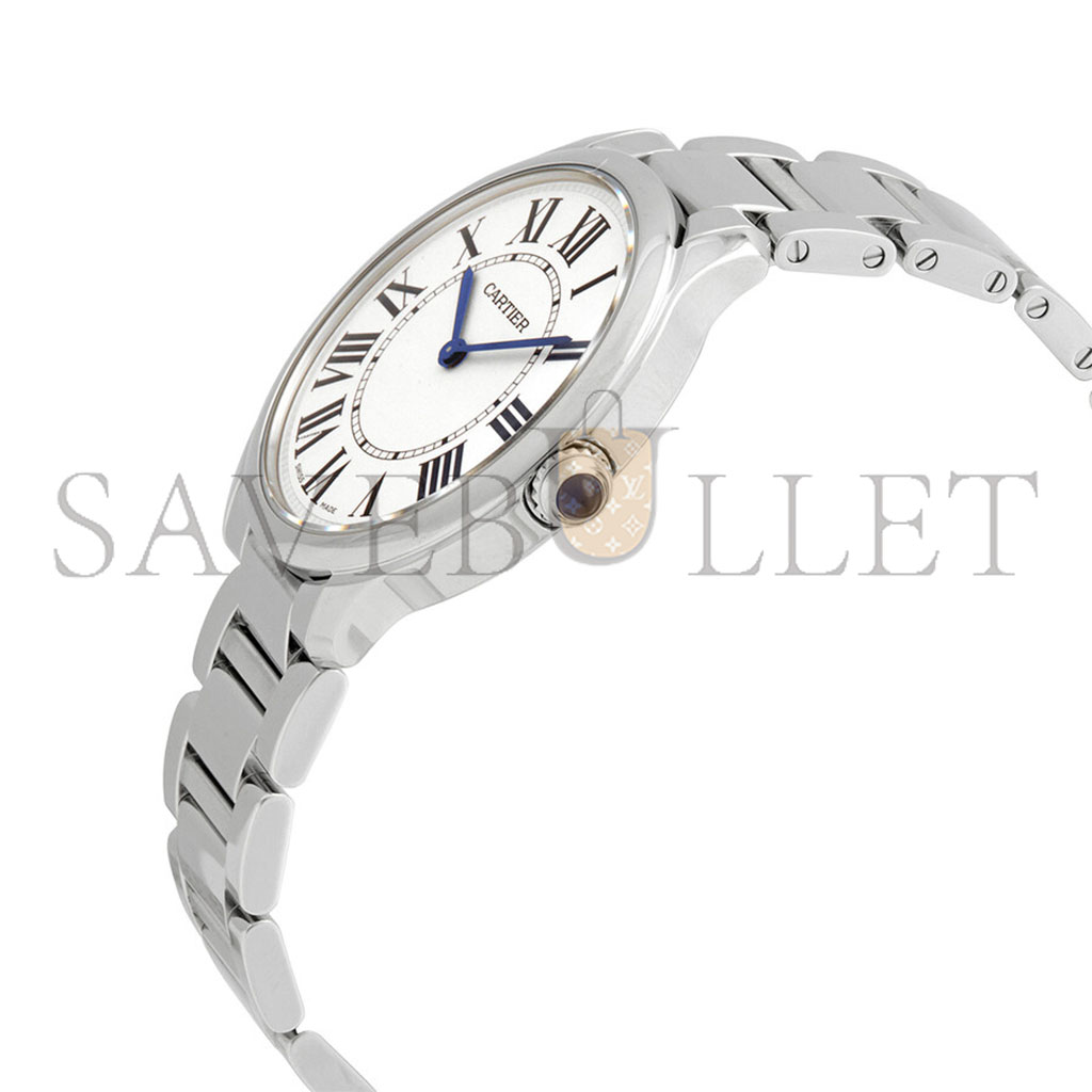 CARTIER RONDE MUST DE QUARTZ SILVER DIAL UNISEX WATCHITEM WSRN0034