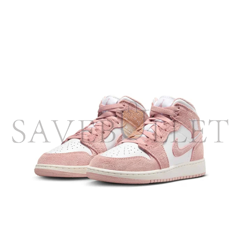 NIKE AIR JORDAN 1 MID SE LEGEND PINK GS SHOES FN7432-161
