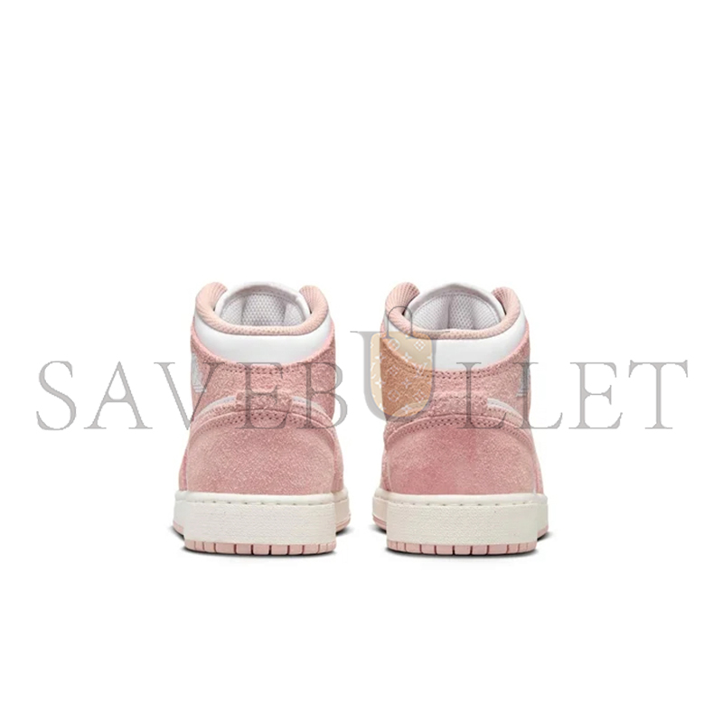 NIKE AIR JORDAN 1 MID SE LEGEND PINK GS SHOES FN7432-161