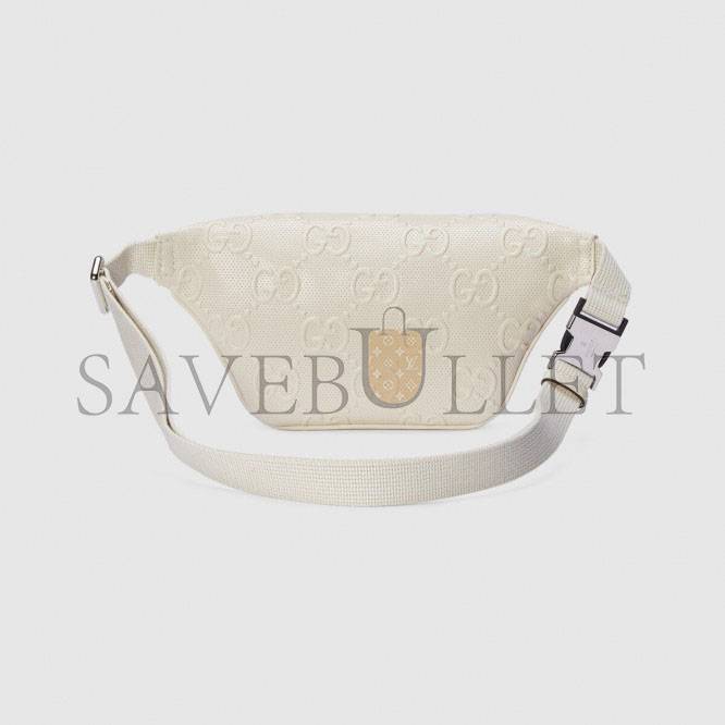 GUCCI GG EMBOSSED BELT BAG ‎658582  (23*13*5cm)