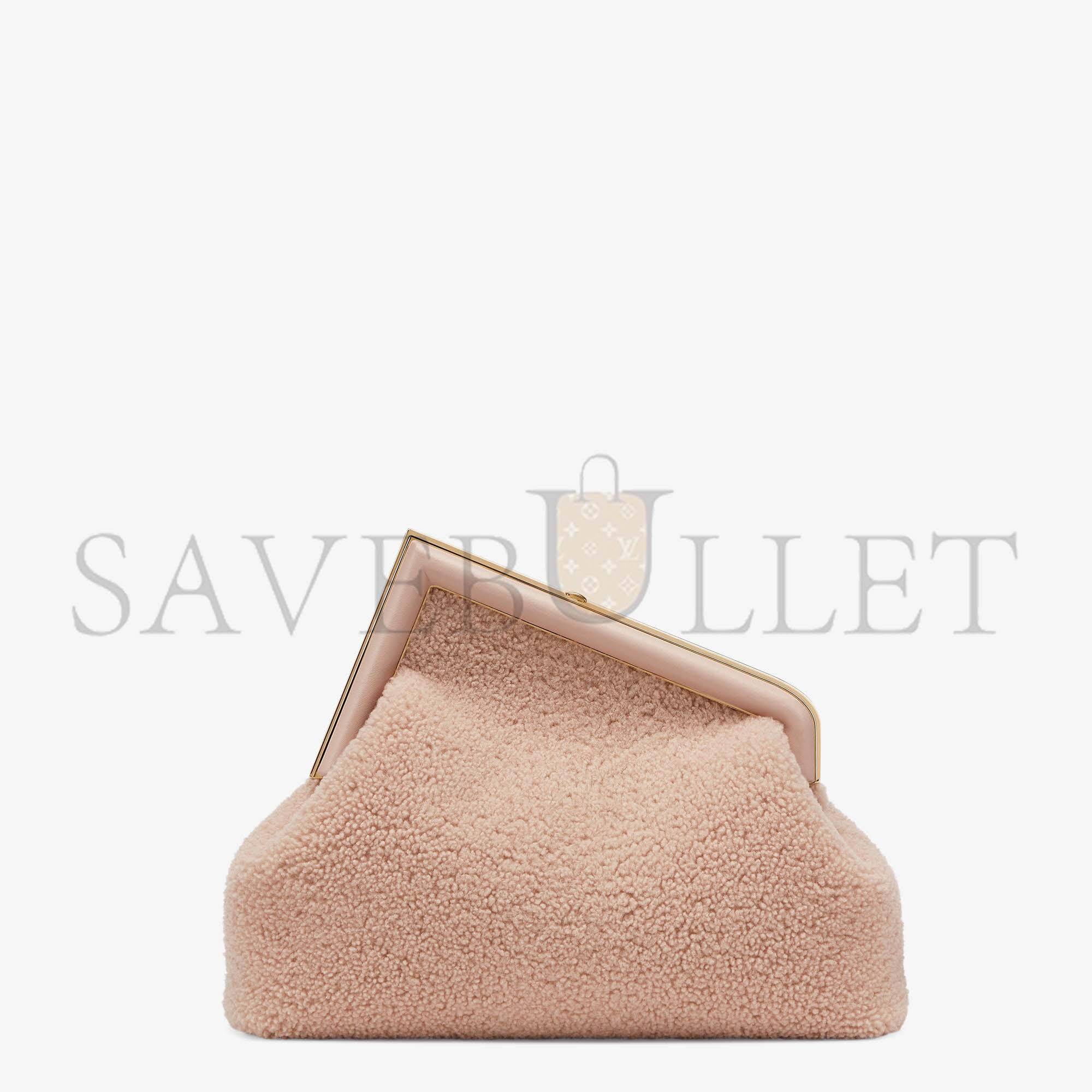 FENDI FIRST MEDIUM - PINK SHEEPSKIN BAG 8BP127AHNAF0H43 (32.5*23.5*15cm)