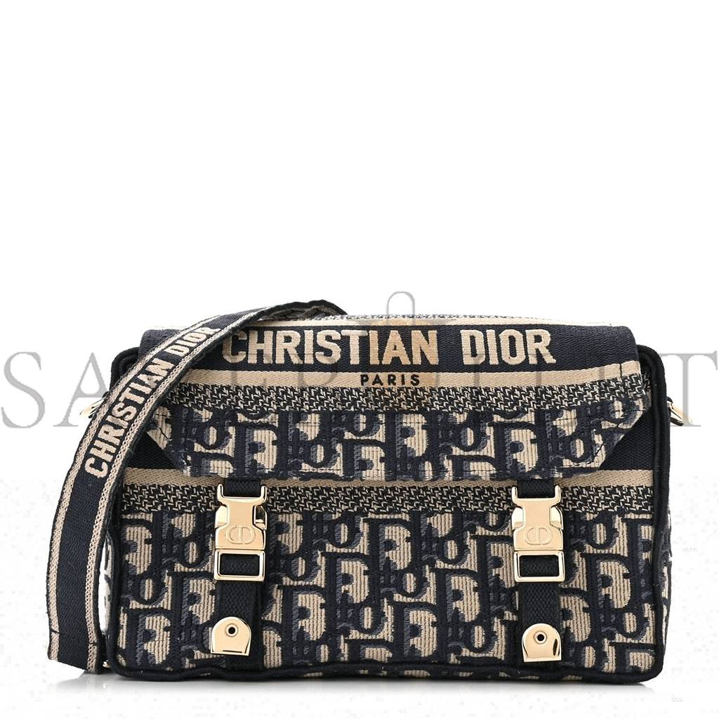 DIOR OBLIQUE SMALL DIORCAMP MESSENGER BLUE (23*18*7.6cm)